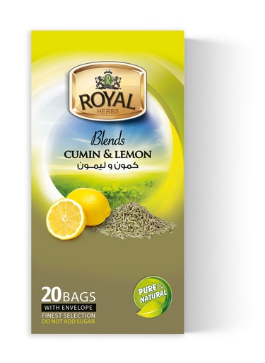 [14755] Royal Herbs Cumin & Lemon - 20 Tea Bags